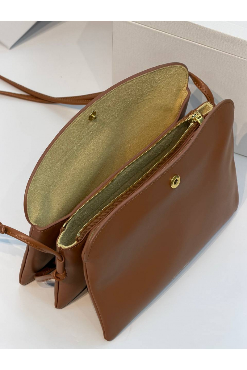 Celine Кожаная сумка Trio Flap premium 22.5x13x3.5 см