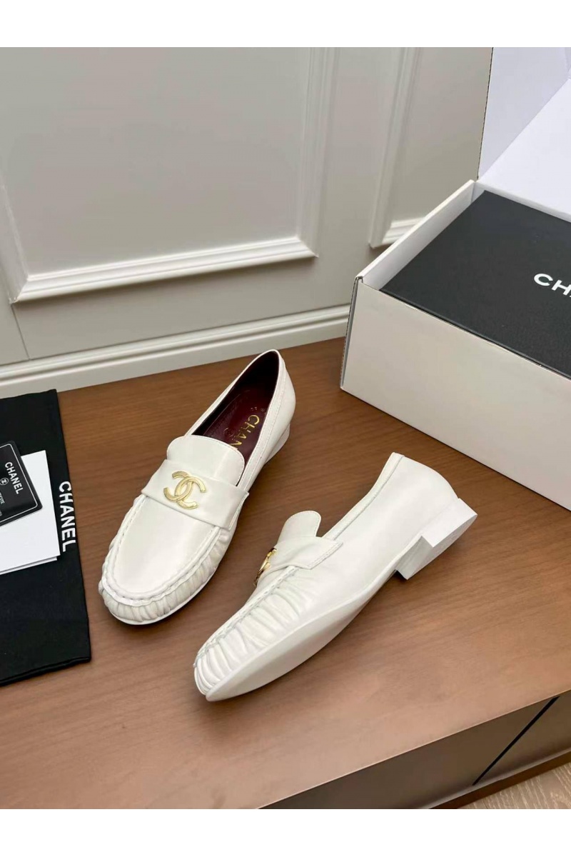 Chаnеl Женские кожаные лоферы premium