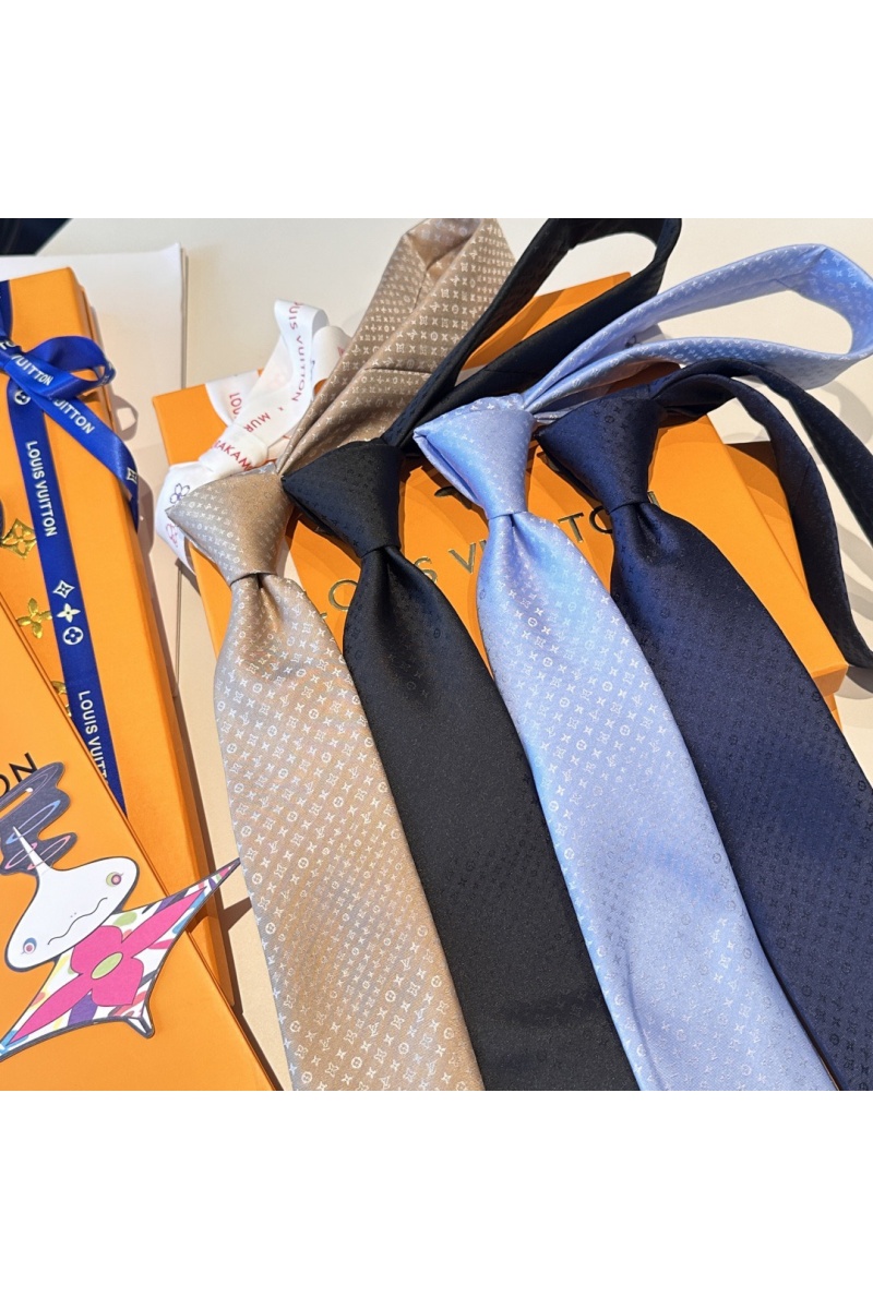 Lоuis Vuittоn Галстук Monogram premium - Navy
