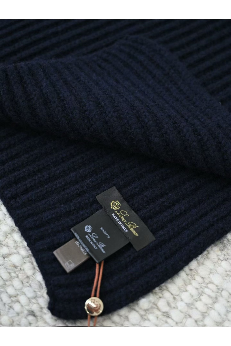 Loro Piana Кашемировый шарф premium - Dark Blue