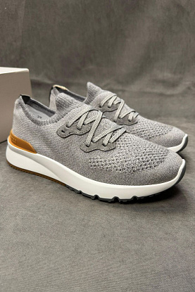 Мужские кроссовки knitted - Grey