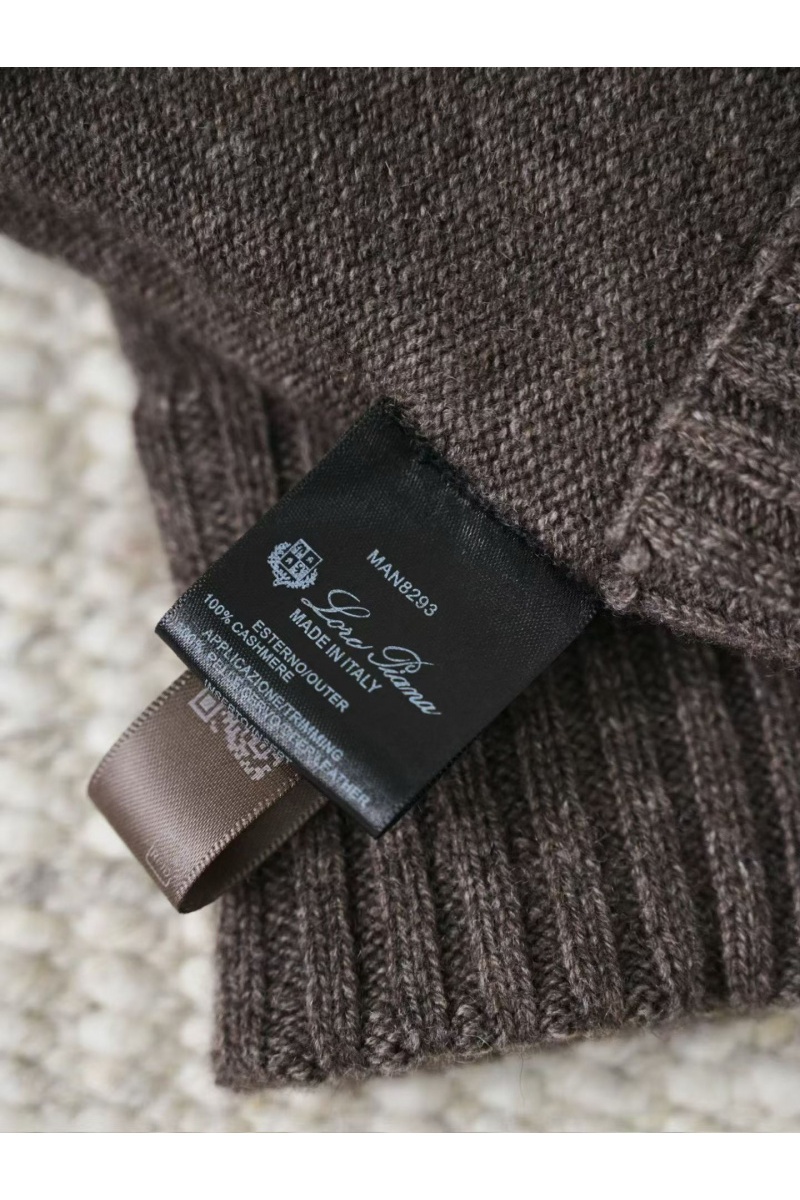 Loro Piana Кашемировые перчатки premium - Light Tan