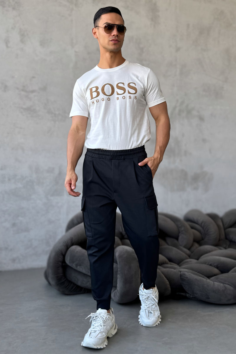 Dsquared2 Мужские чёрные джоггеры cargo