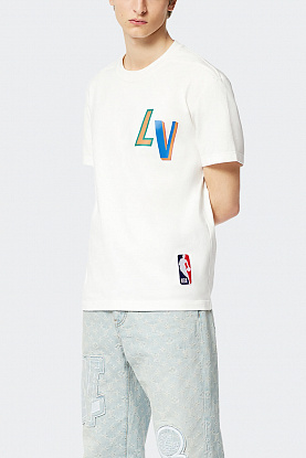 Белая мужская футболка NBA Collaboration