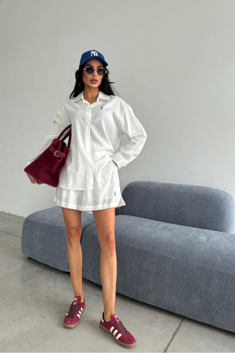 Polo Ralph Lauren Женский белый костюм premium