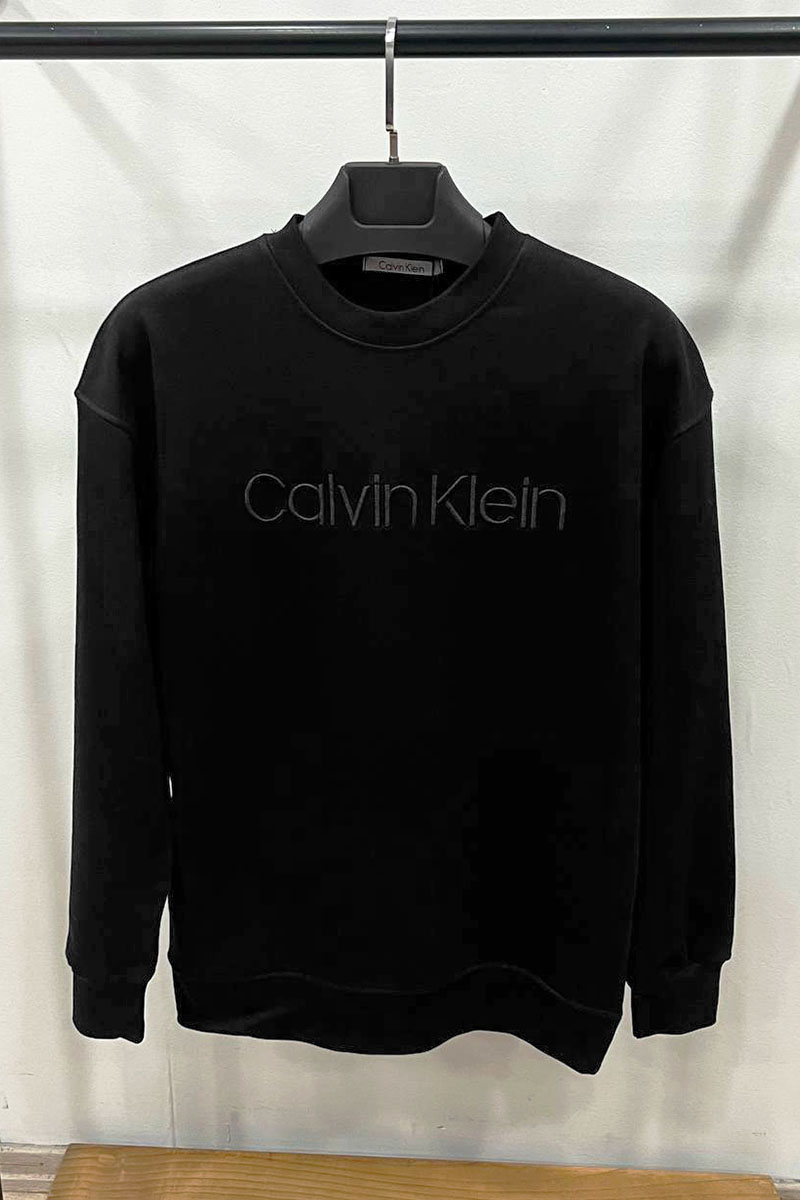 Calvin Klein Свитшот чёрного цвета embroidered-logo