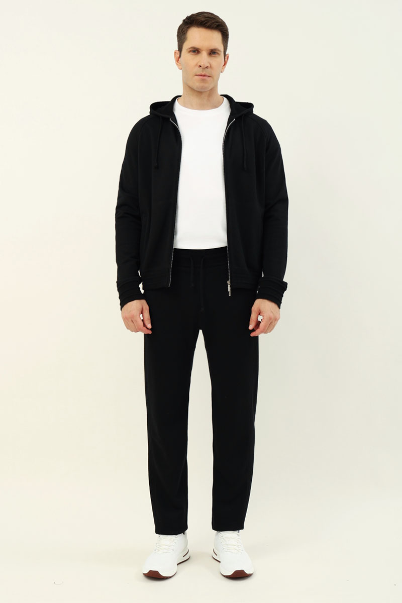 Loro Piana Чёрные спортивные штаны premium