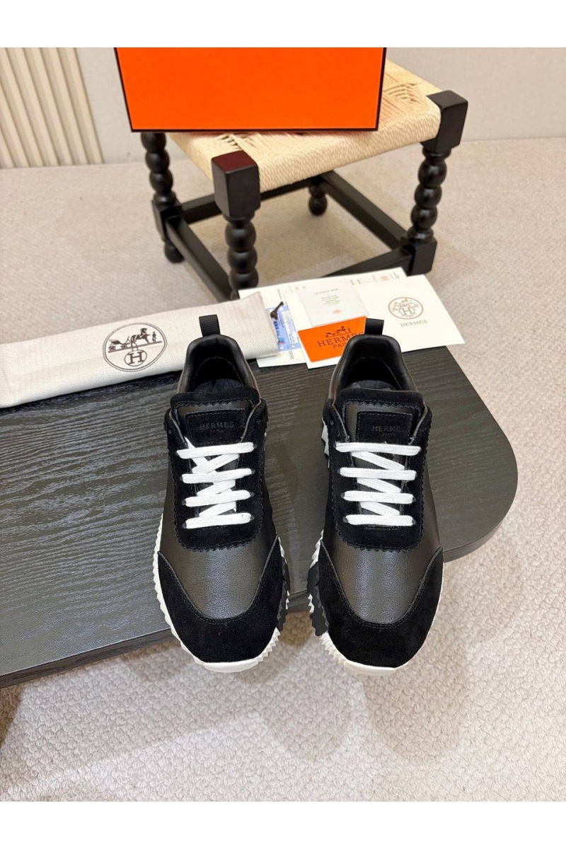 Hermes Мужские кроссовки Bouncing - Black / White