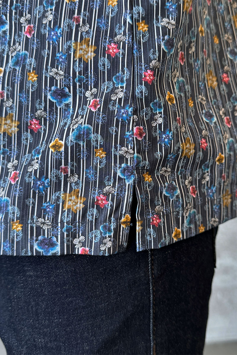 Dоlсе & Gаbbаnа Мужская чёрная рубашка floral-print 