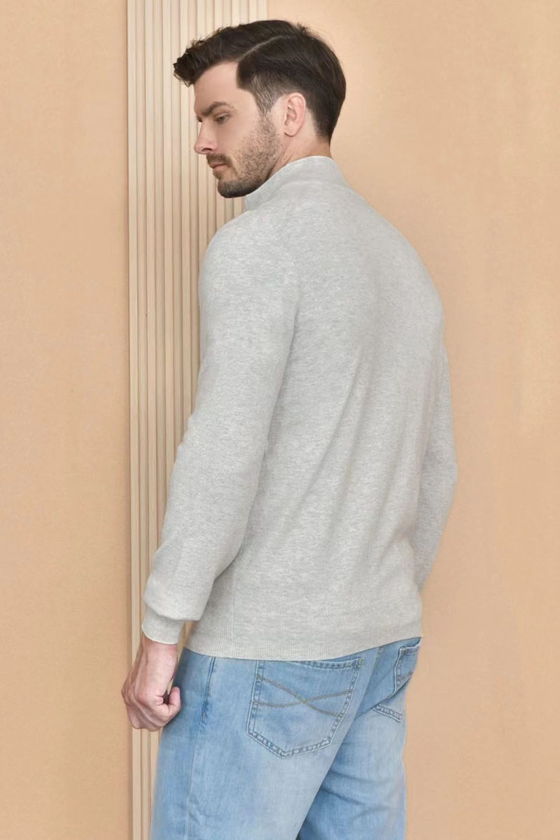 Designer Кашемировый свитер Premium - Light Grey