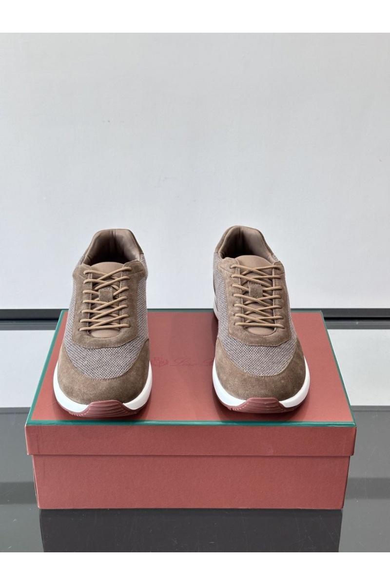 Loro Piana Мужские кроссовки Week End Walk - Brown