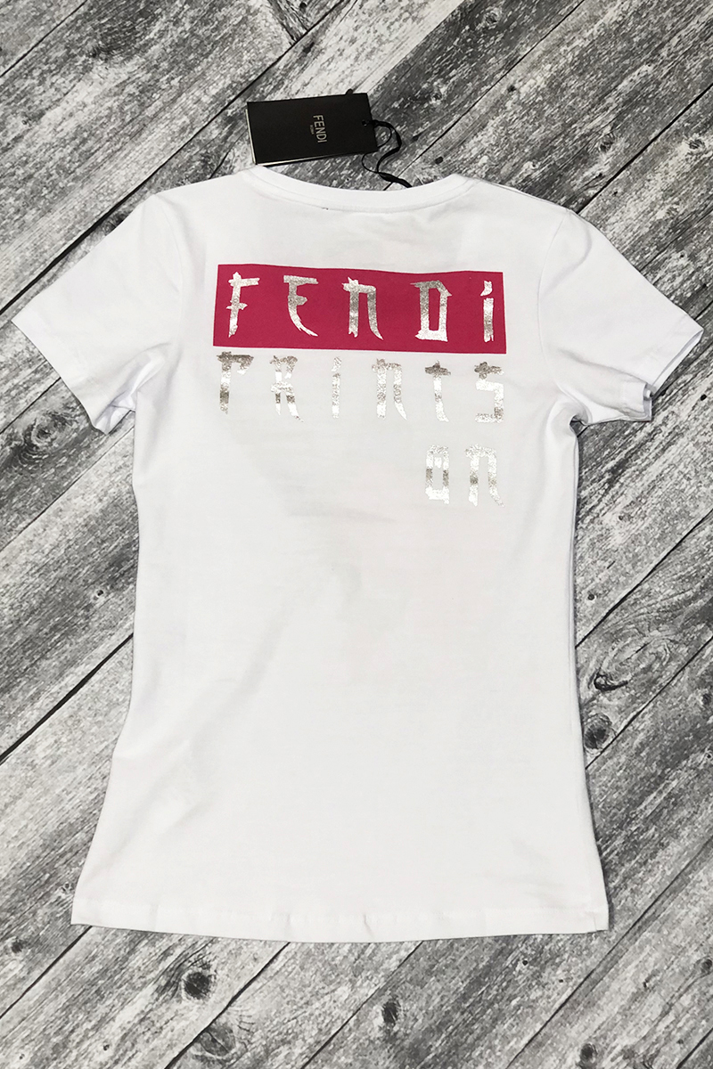 Fendi Женская футболка - White