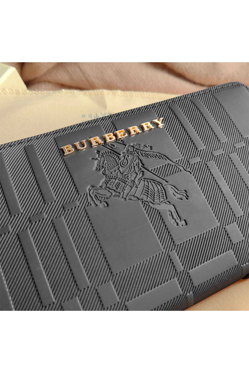 Burberry Кожаное портмоне 18.5x9 см