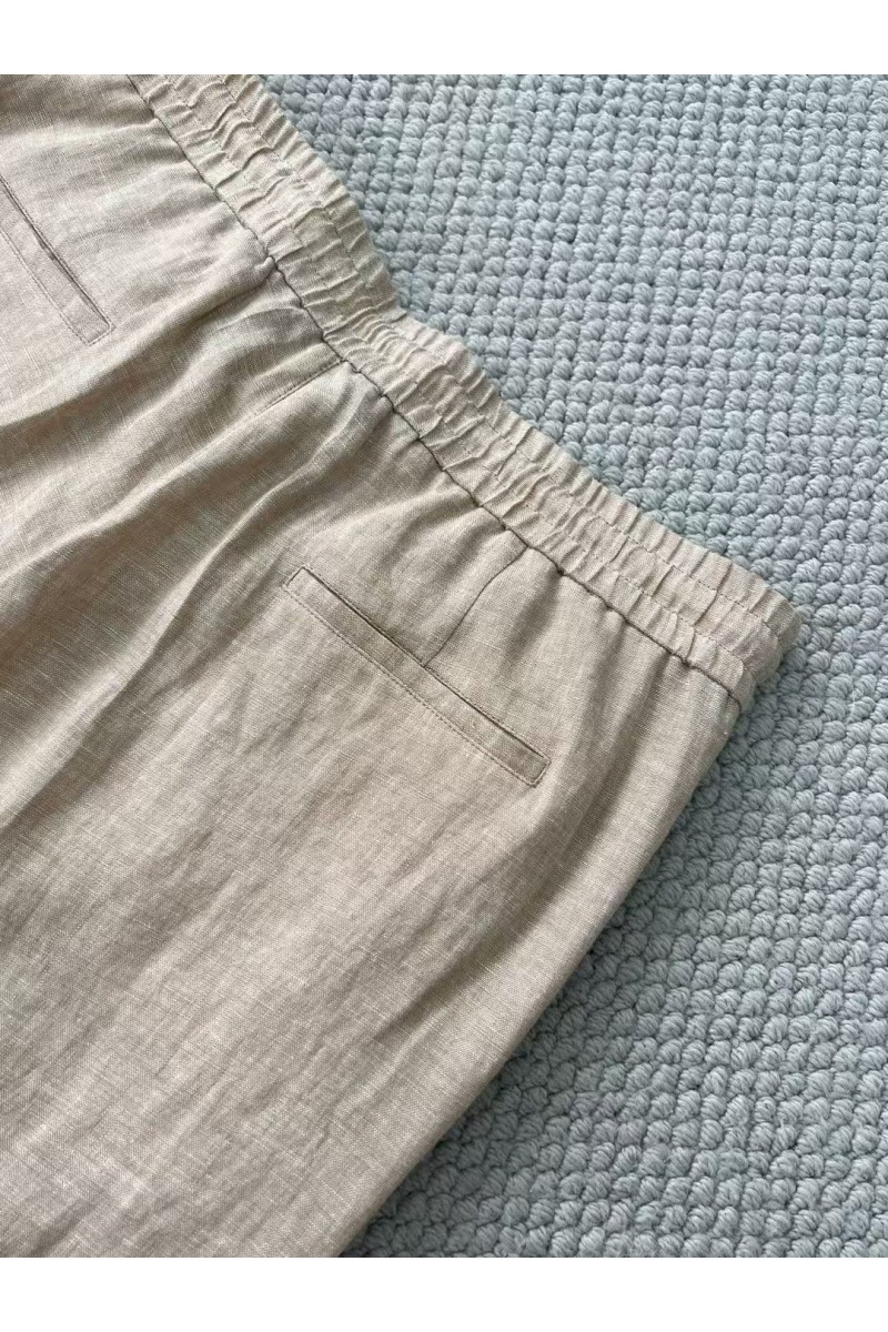 Designer Льняные брюки Premium - Beige