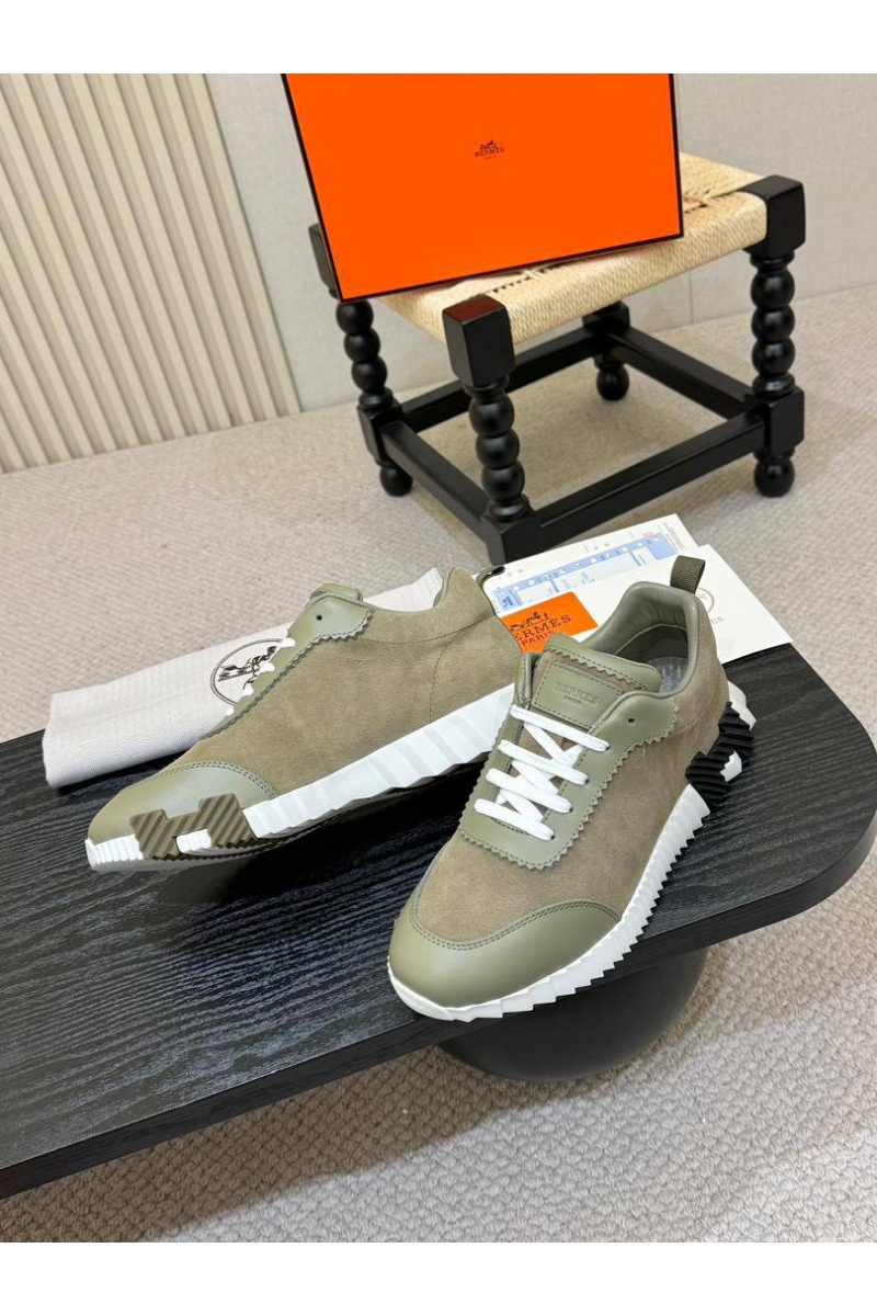 Hermes Мужские кроссовки Bouncing - Khaki