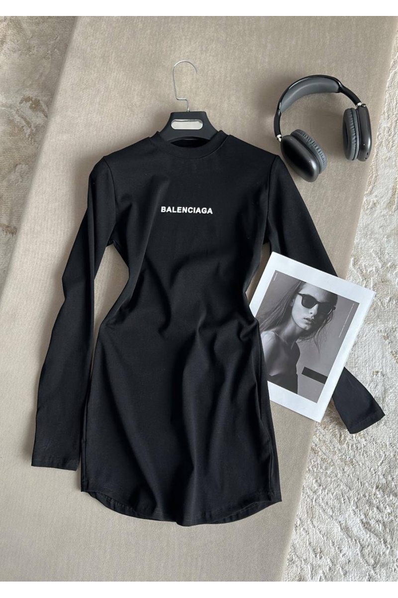 Balenciaga Женское платье чёрного цвета