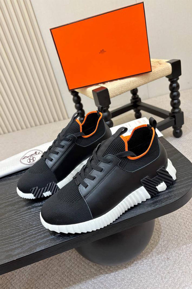 Hermes Мужские кроссовки Depart - Black