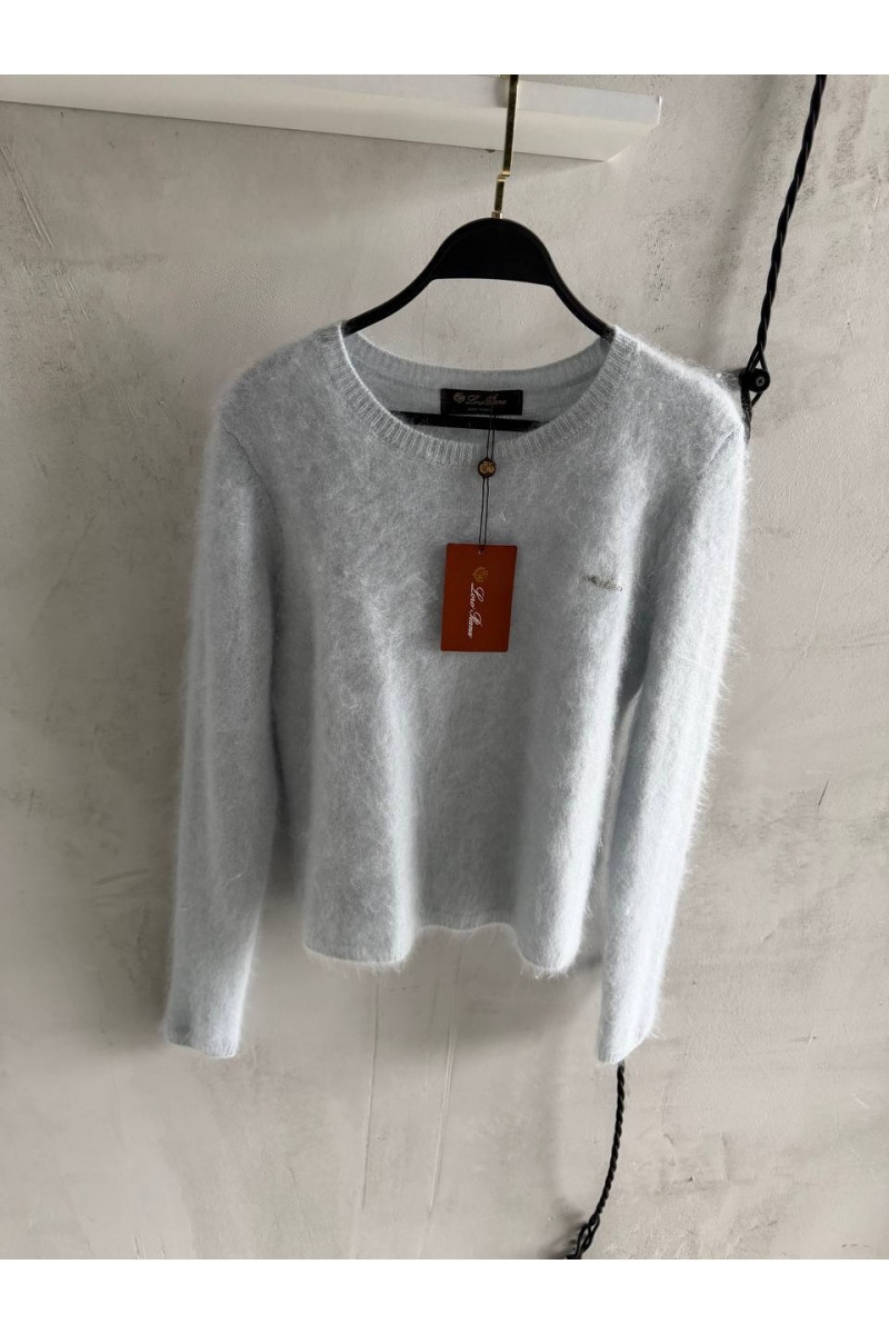 Loro Piana Женский шерстяной свитер premium