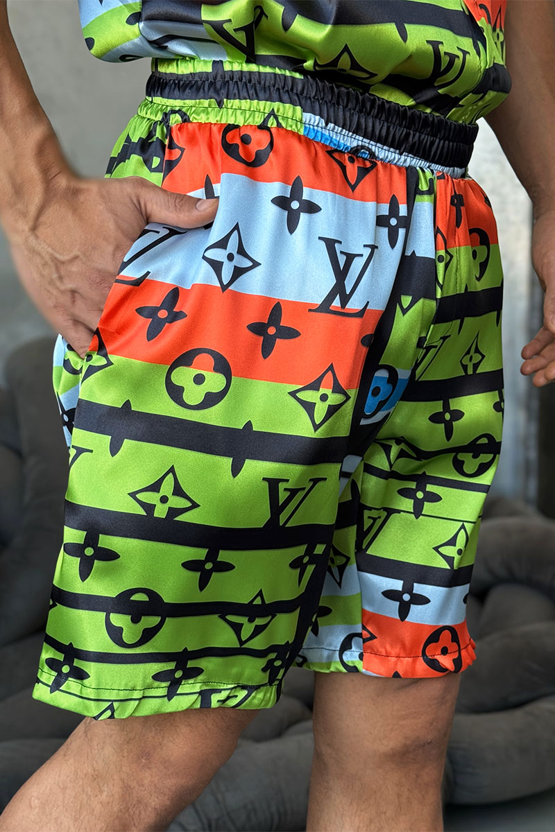 Lоuis Vuittоn Брендовые мужские шорты Monogram All-over