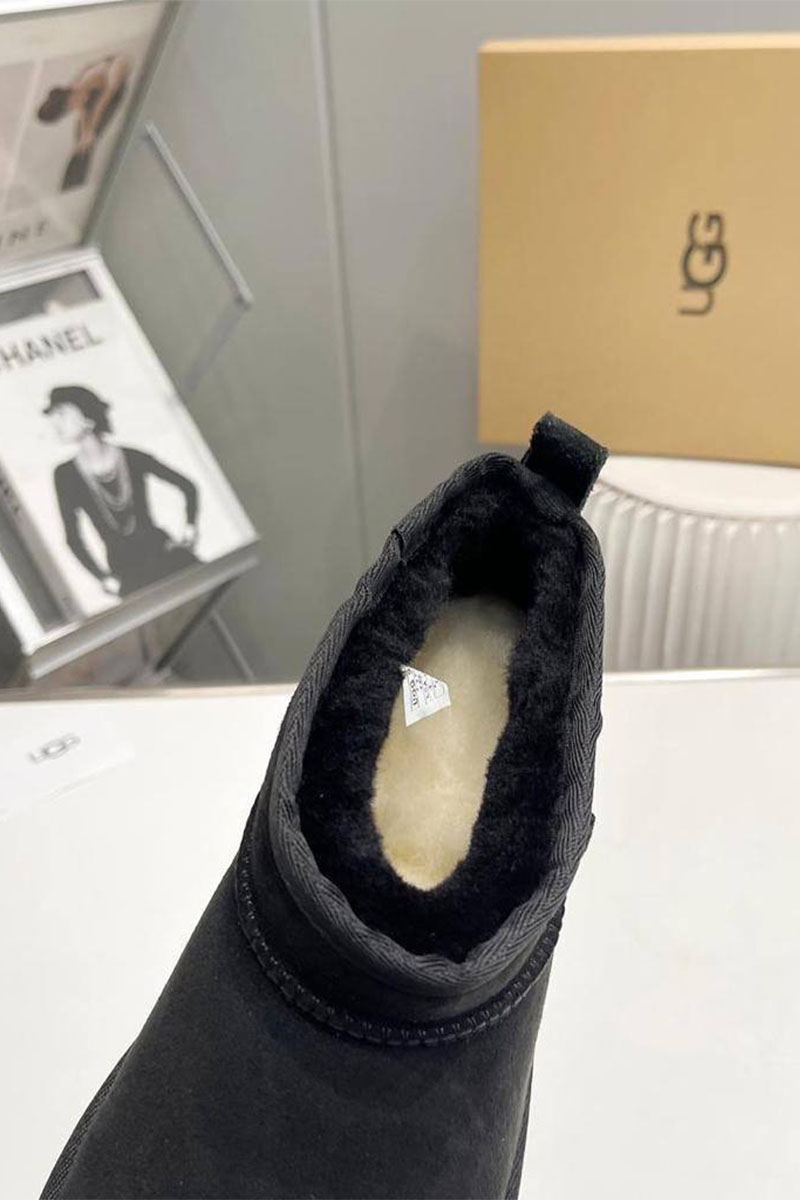 UGG Мужские чёрные ботинки 