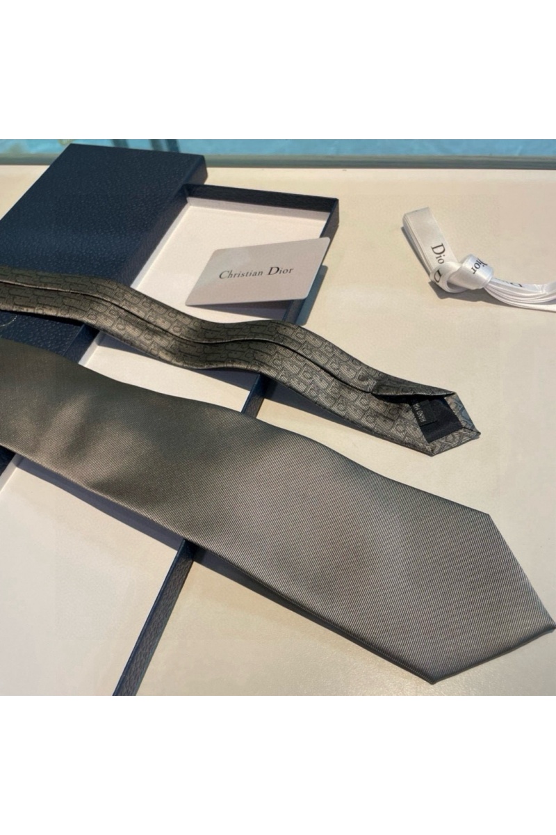 Dior Галстук Oblique premium - Grey