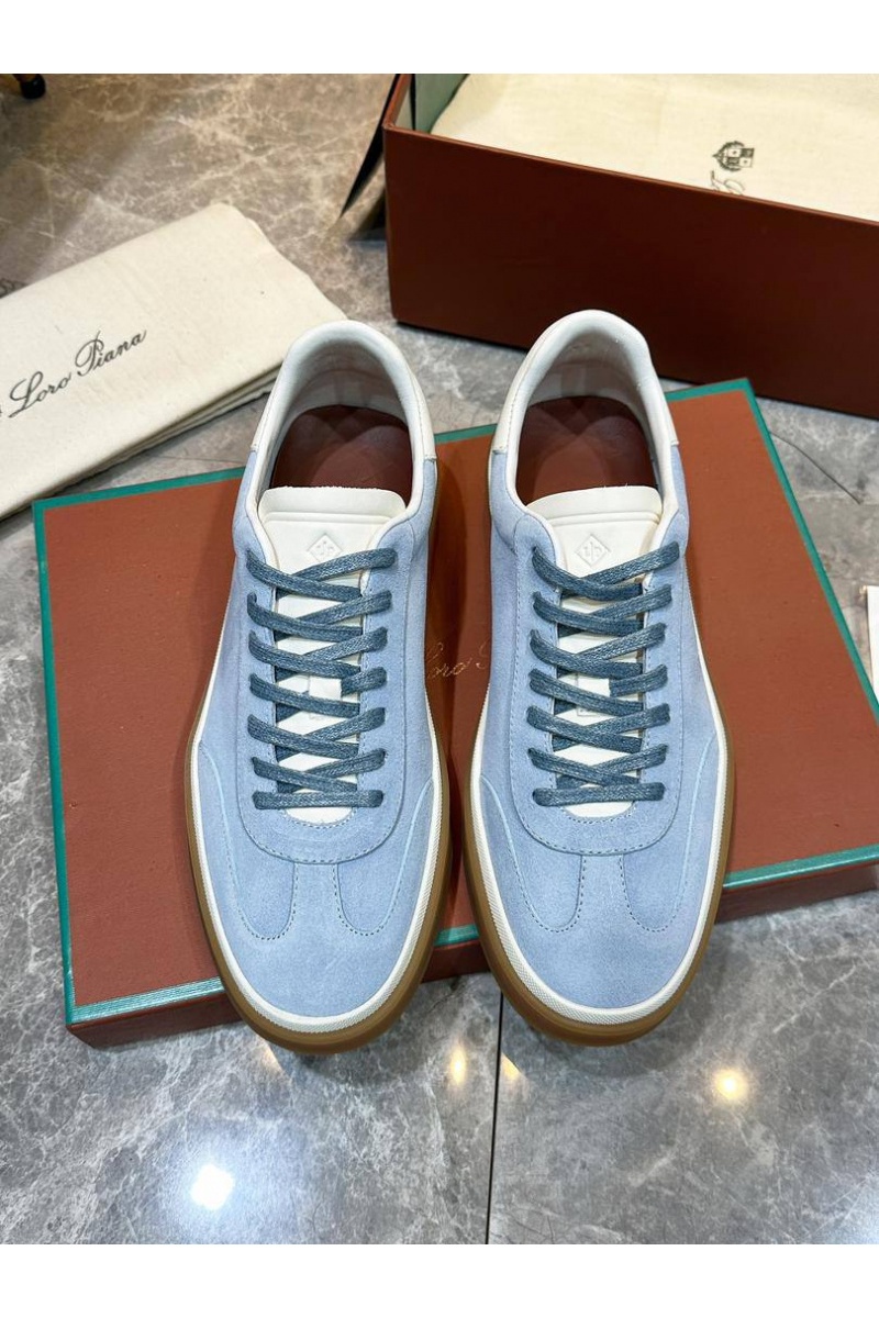 Loro Piana Мужские замшевые кроссовки Tennis Walk