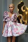 Женское платье Zimmermann flower print - Pink