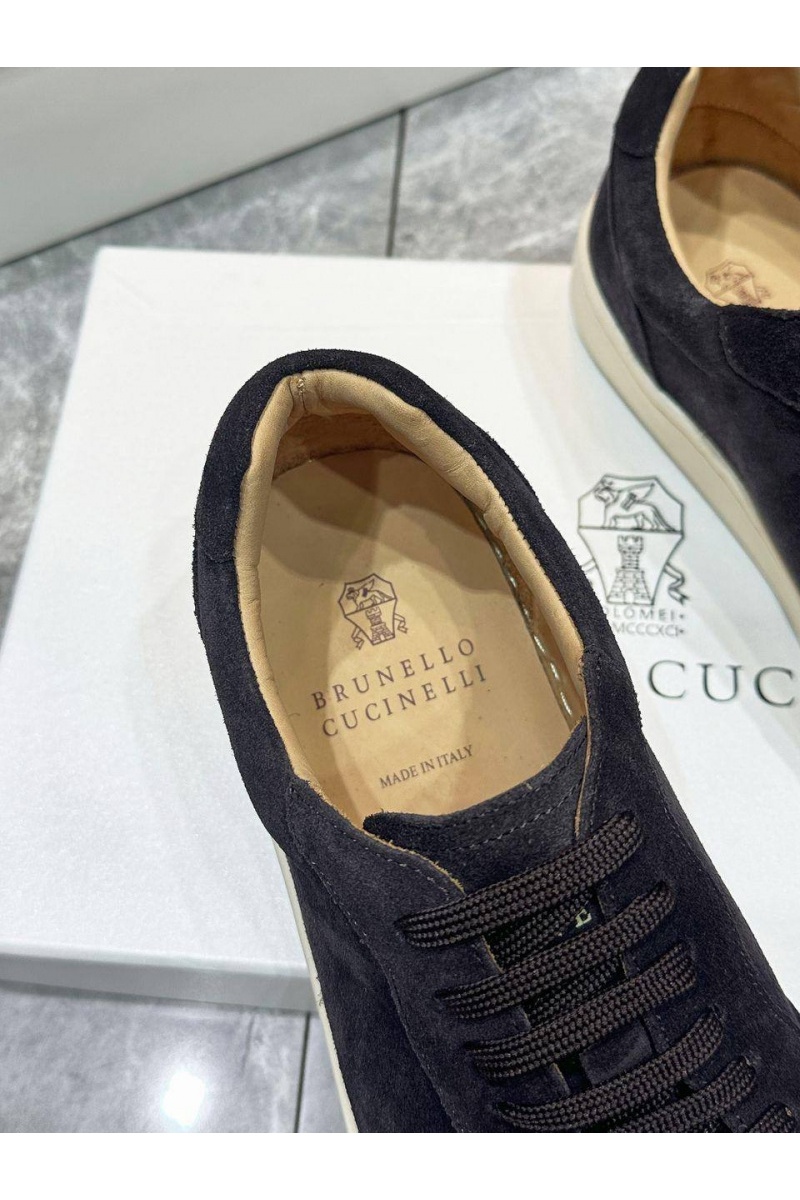 Designer Мужские замшевые кроссовки - Black Currant