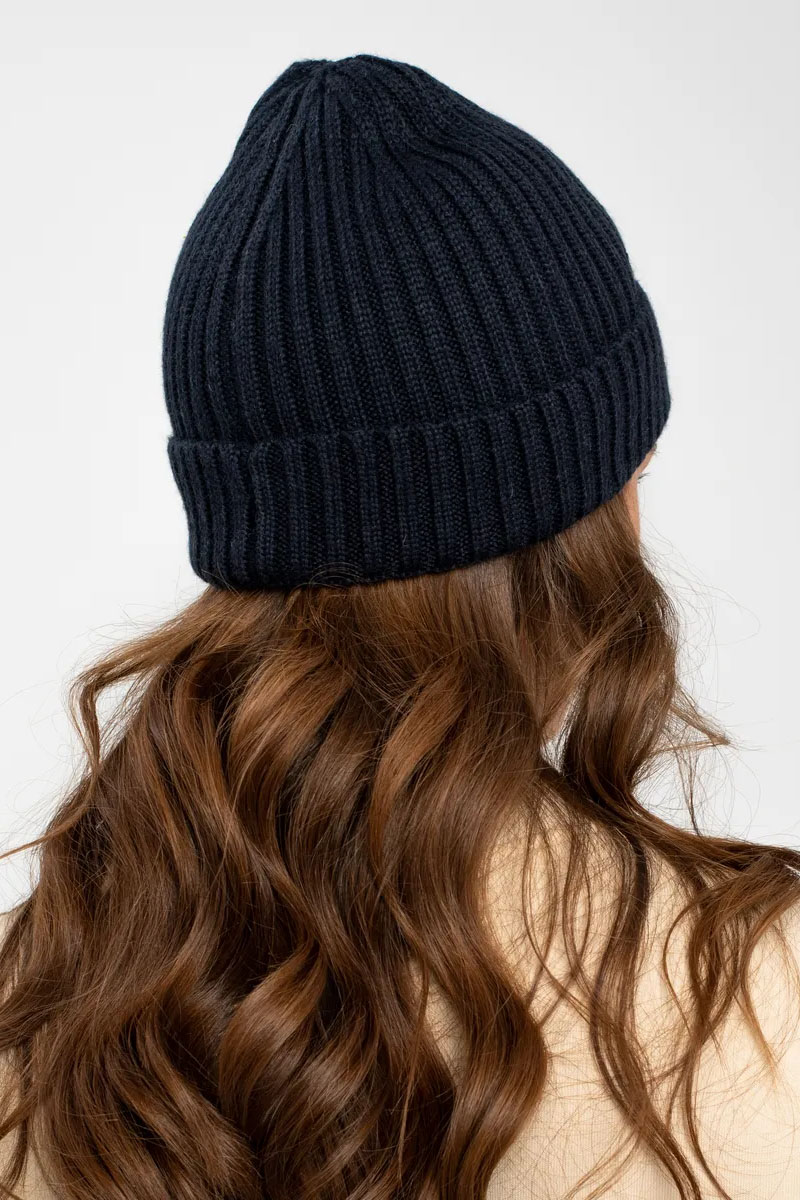 Emporio Armani EA7 Шапка logo-plaque - Navy 