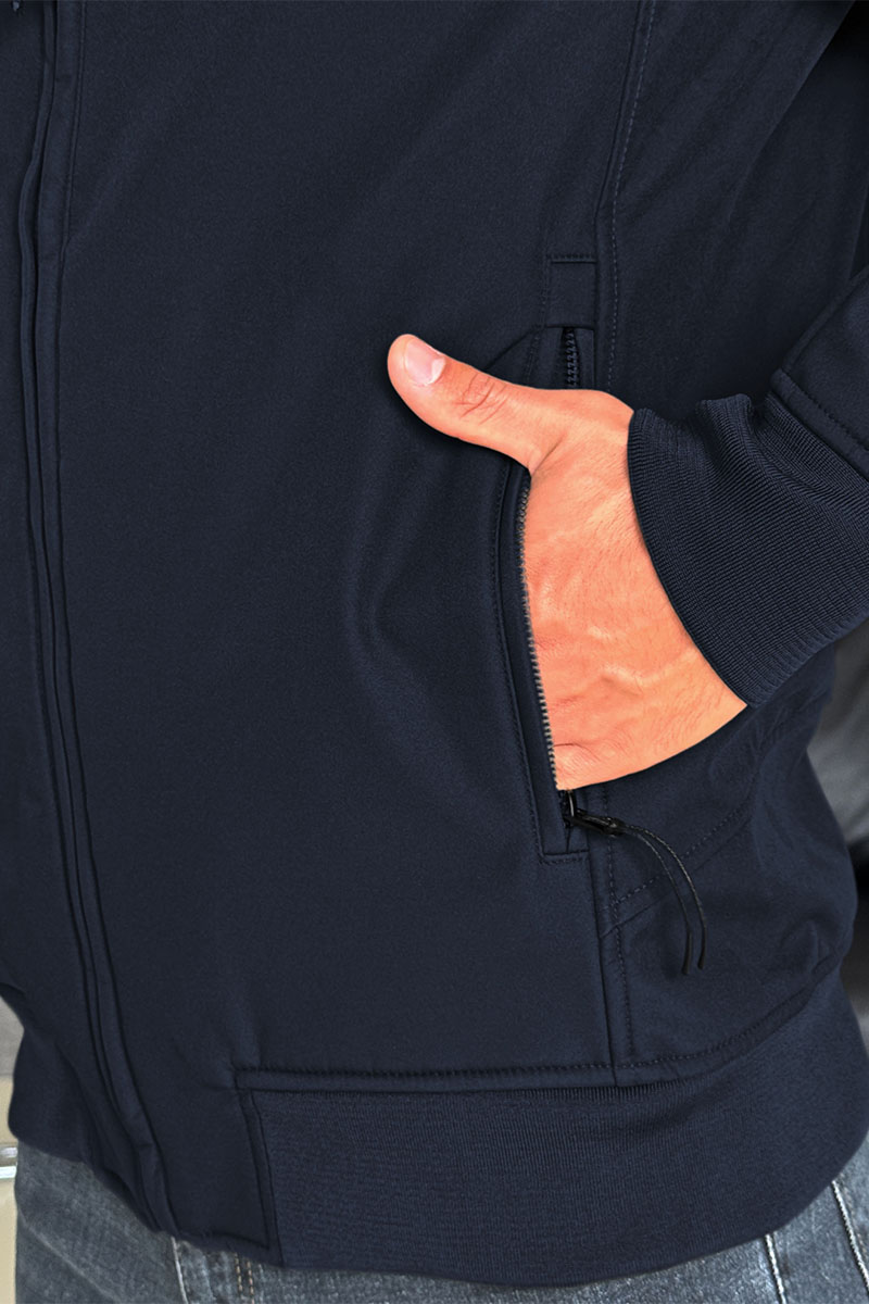 C.P. Company Синяя ветровка Pro-Tek lens detail 