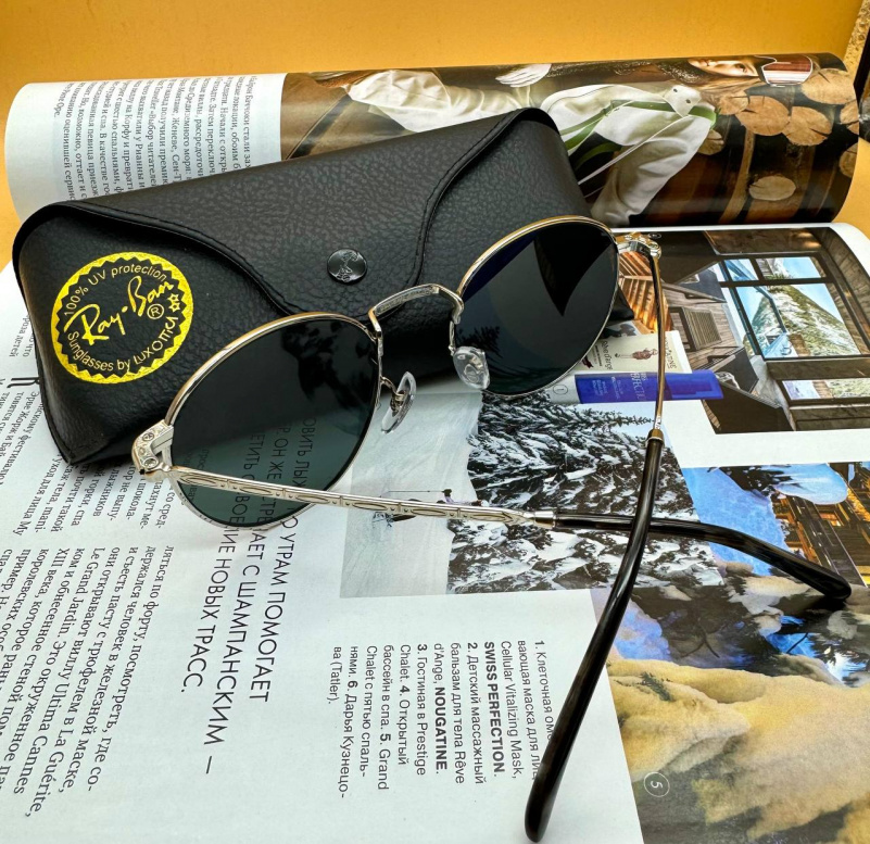 Ray Ban Солнцезащитные очки New Round - Black