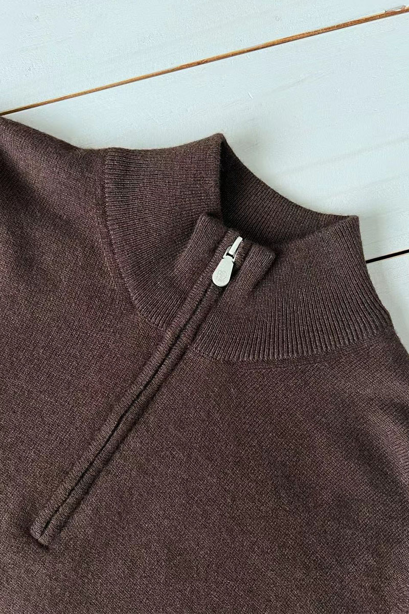 Designer Кашемировый свитер Premium - Brown