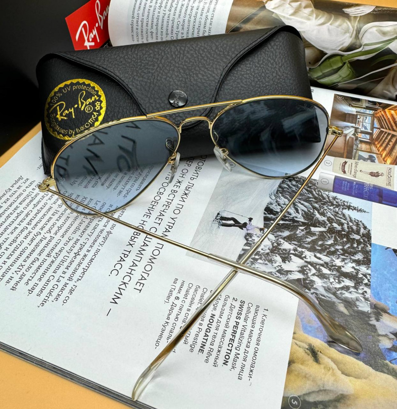 Ray Ban Солнцезащитные очки Aviator Large Metal