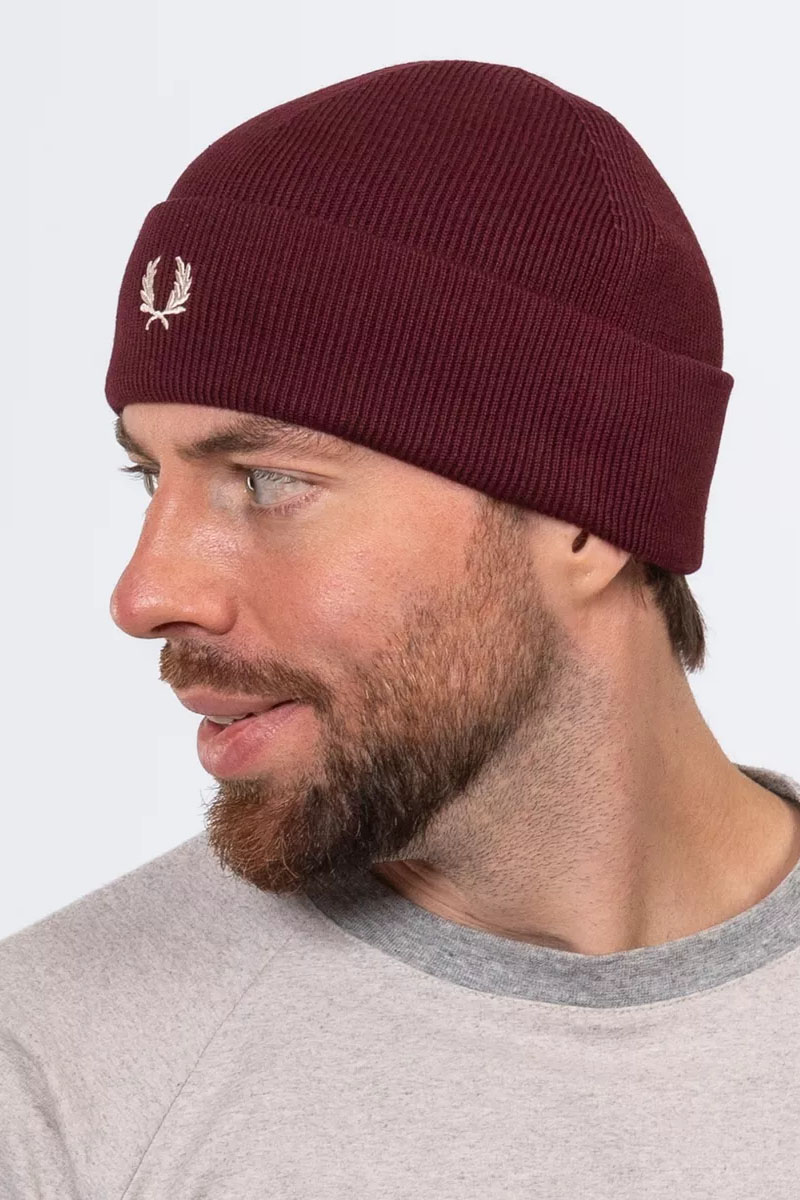 Designer Clothing Шапка logo-embroidered - Wine Berry 