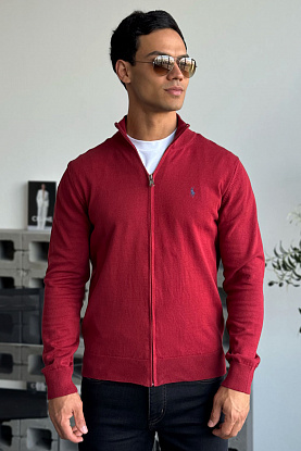 Мужская кофта pony-embroidered - Red 