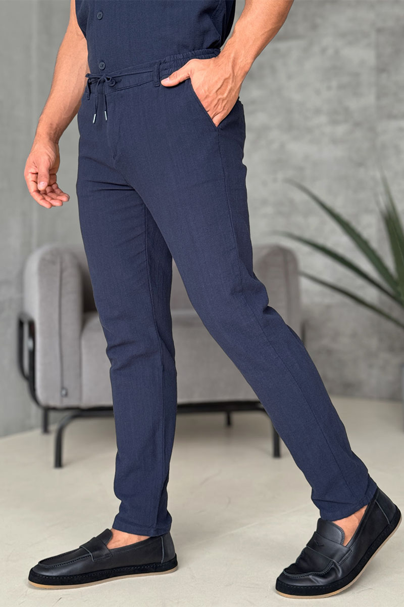 Loro Piana Мужской костюм тёмно-синего цвета