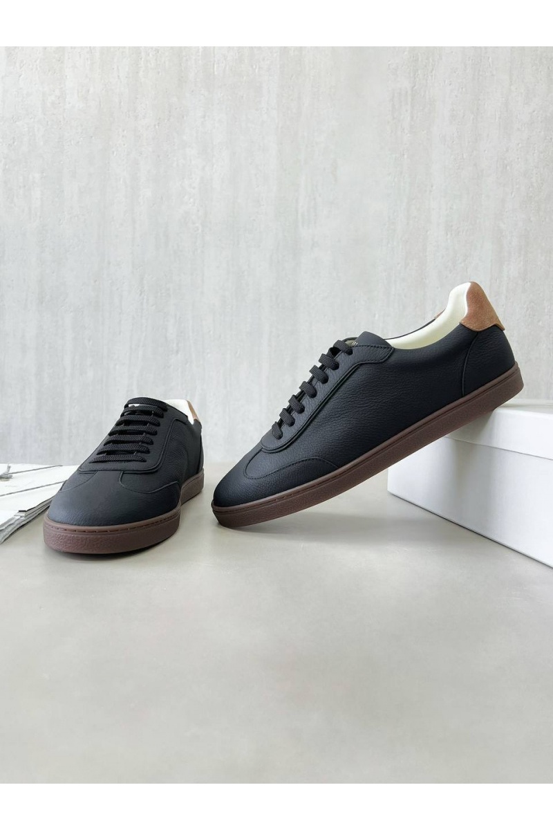 Designer Мужские кожаные кроссовки Premium