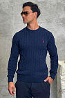 Мужской свитер cable-knit - Navy