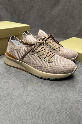 Мужские кроссовки knitted - Beige