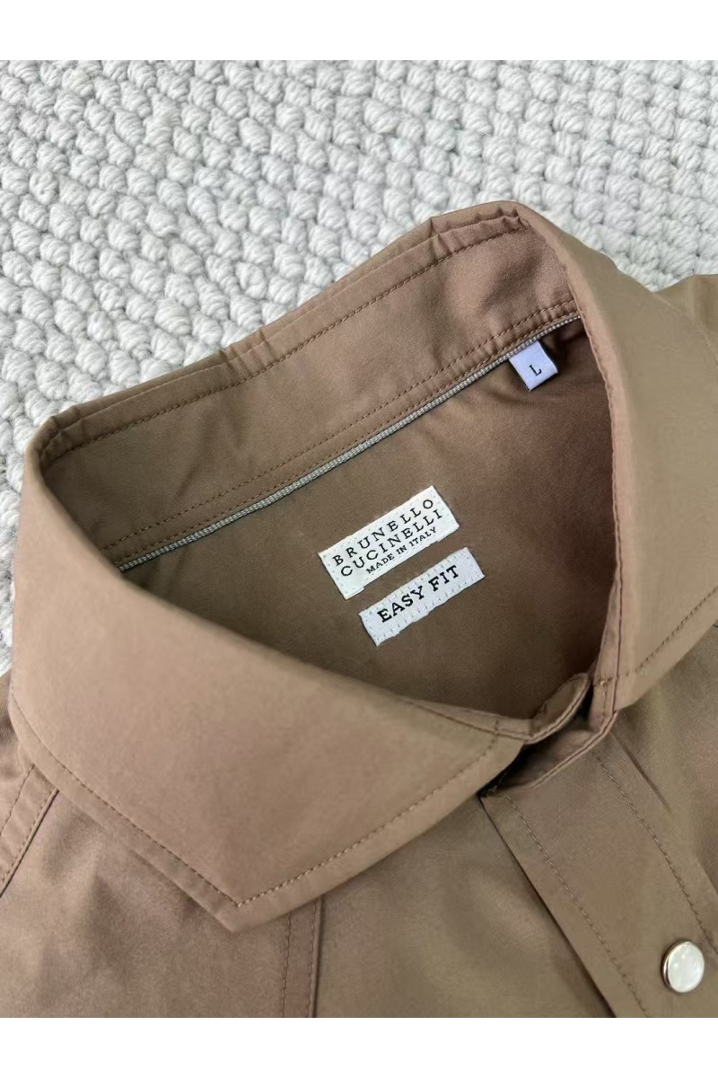 Designer Мужская бежевая рубашка Premium