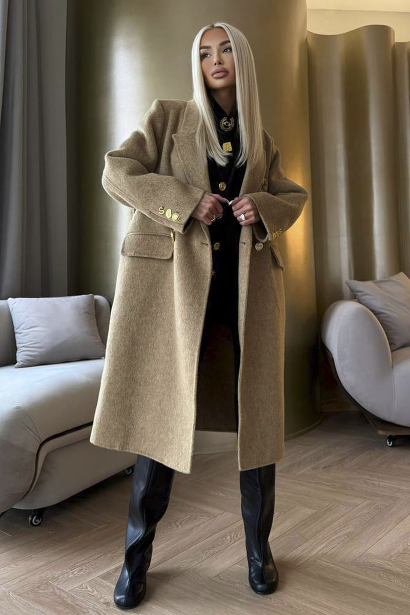 Schiaparelli Женское шерстяное пальто Premium - Beige