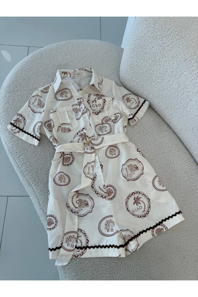Zimmermann Женский комбинезон Zimmermann белого цвета