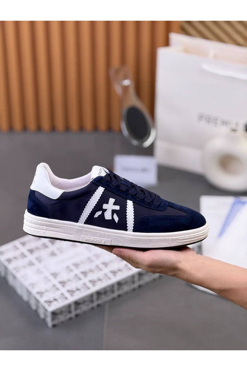 Premiata Комбинированные кроссовки Bonnie - Navy