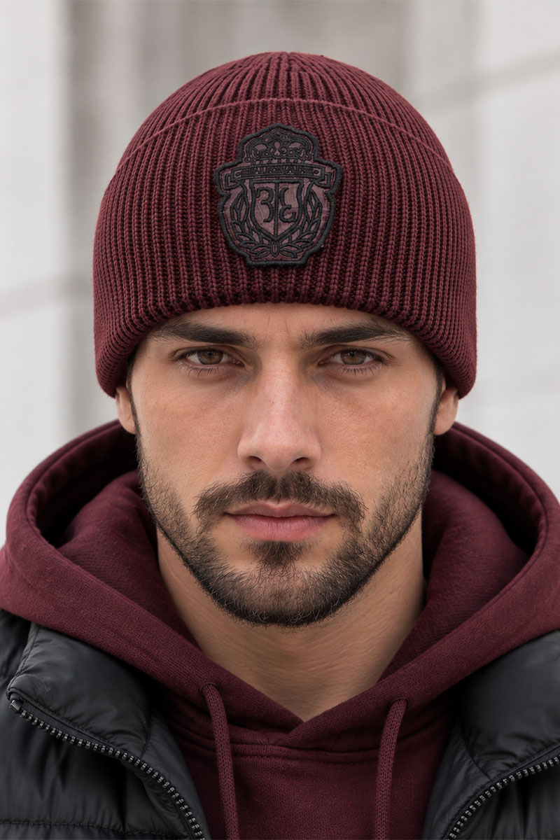 Billionaire Шапка logo-embroidered - Burgundy