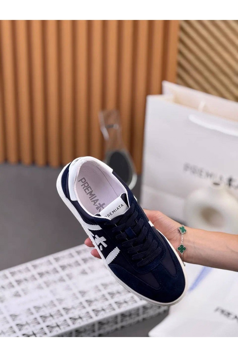Premiata Комбинированные кроссовки Bonnie - Navy
