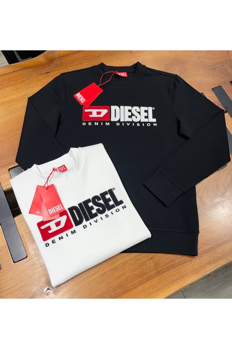 Diesel Мужской свитшот Crew-Division - White