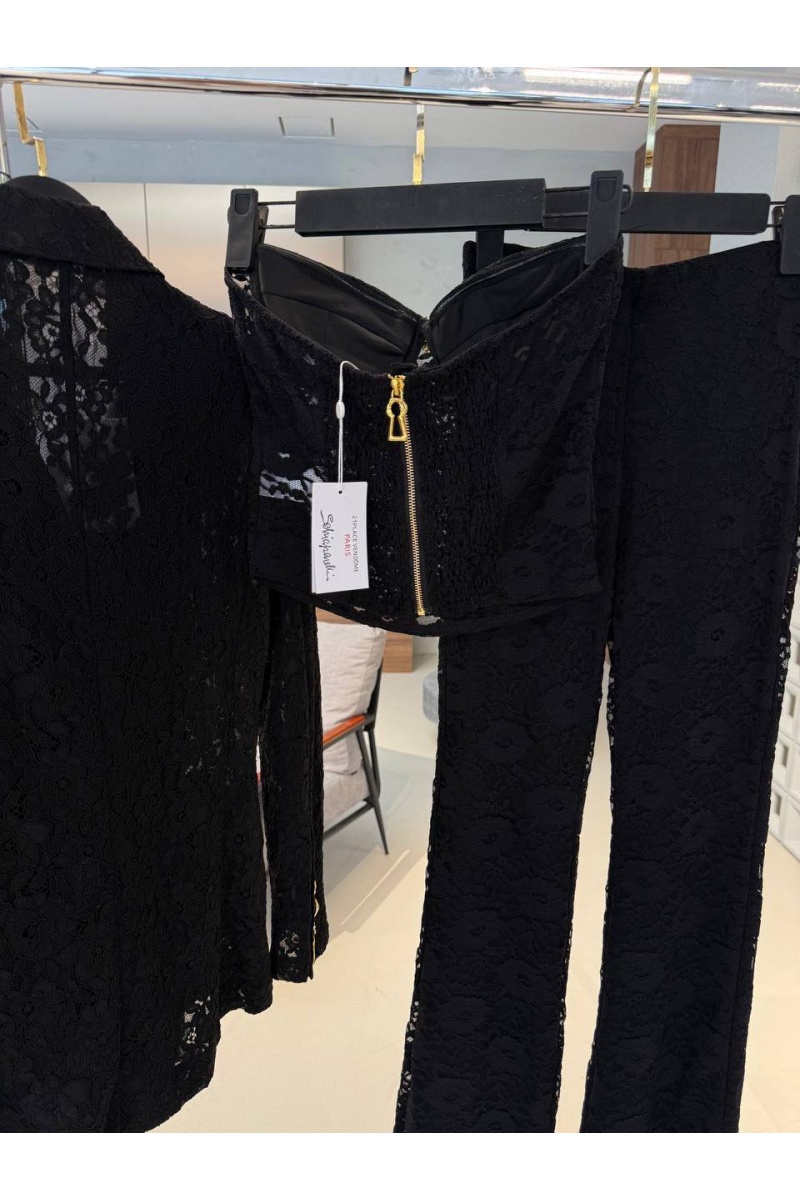 Schiaparelli Женский костюм тройка premium - Black
