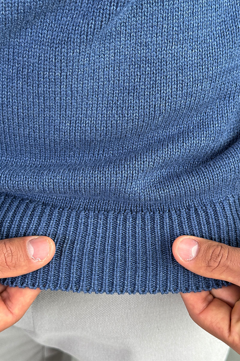 Loro Piana Мужской свитер цвета индиго 
