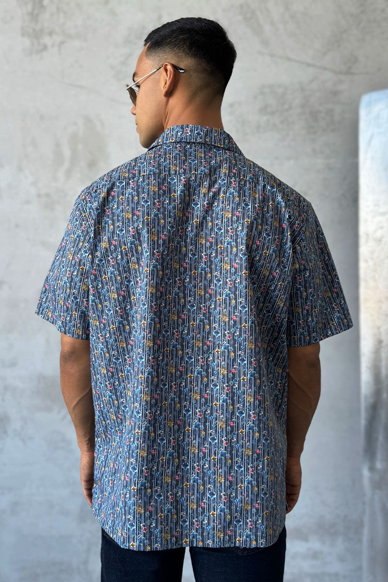 Dоlсе & Gаbbаnа Мужская чёрная рубашка floral-print 