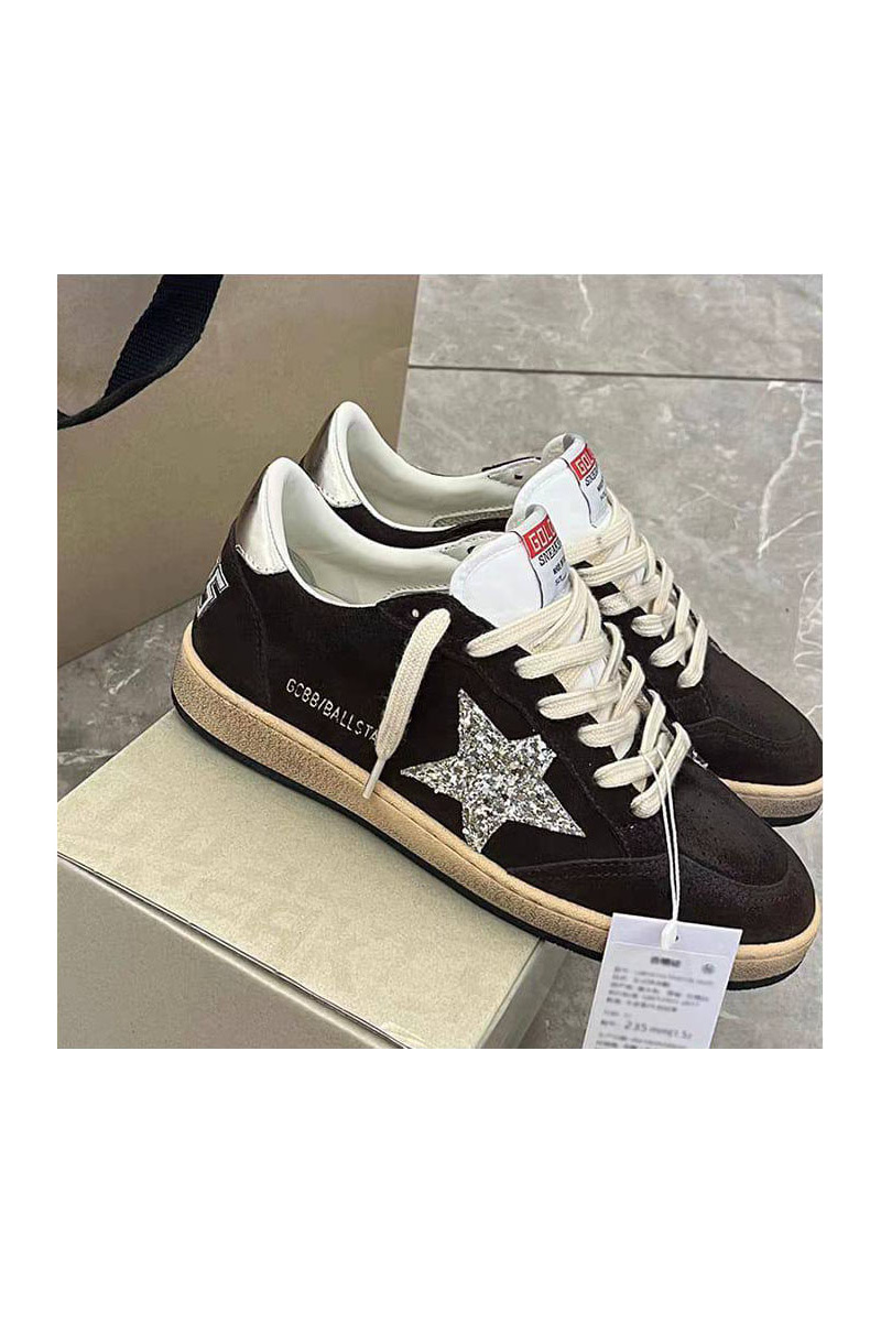 Designer Clothing Женские кожаные кроссовки Golden Goose Ball Star premium